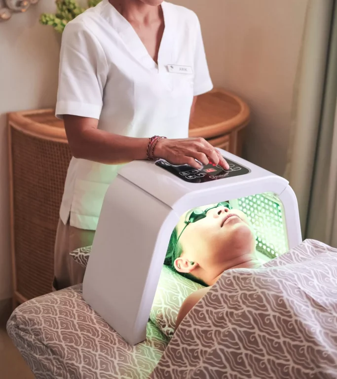 Infrared_led_healing_spa_facial_womens_wellness_goddess_retreat_bali